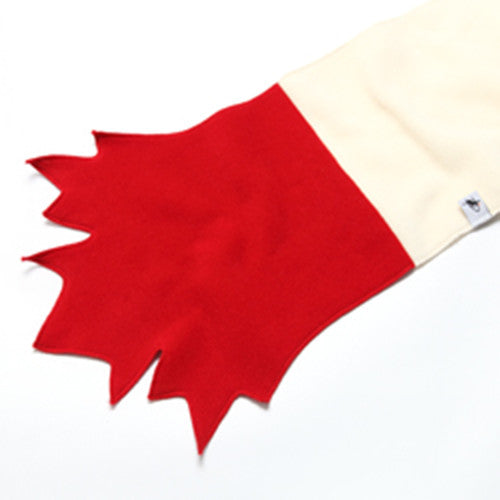 Puffin Gear Polartec Classic 200 Fleece Maple Leaf Scarf Made in Canada