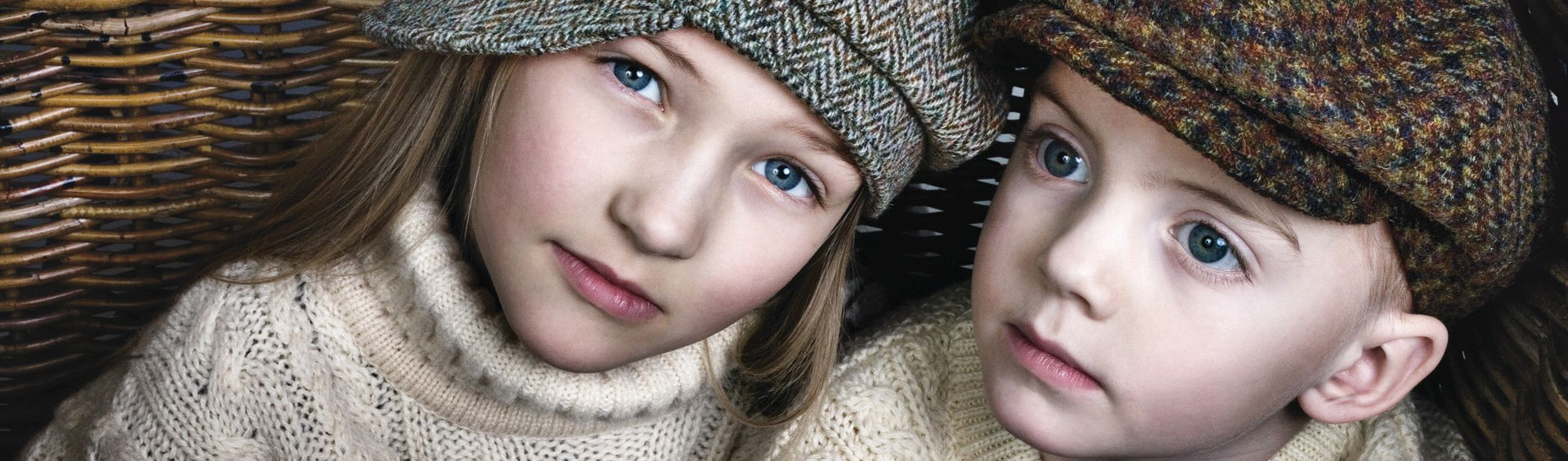 Puffin Gear Child Harris Tweed and Melton Wool Caps - Made in Canada