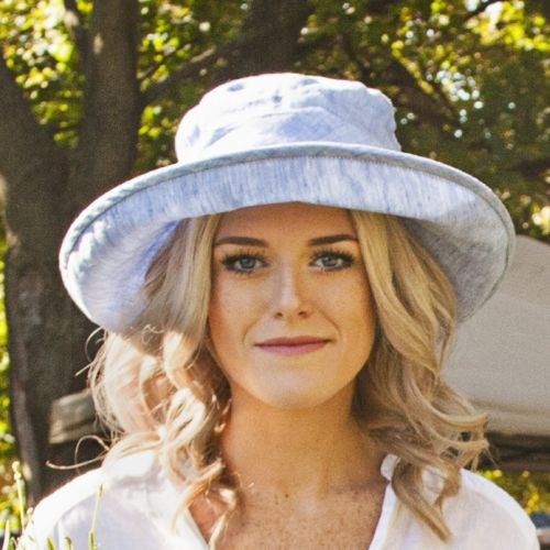 SUN PROTECTION HATS - LINEN CHAMBRAY