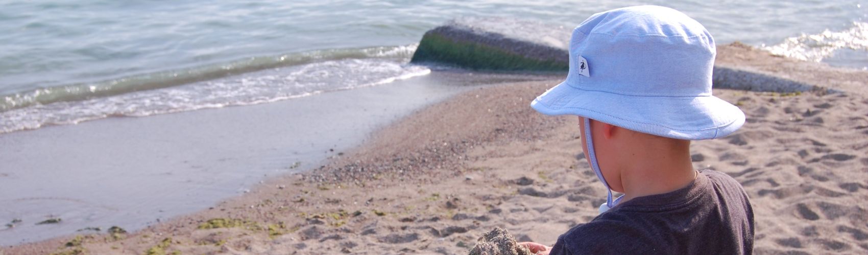Puffin Gear Child Sun Protection Camp Hat-UPF50-Made in Canada