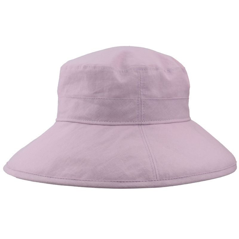 clothesline linen garden hat-made in canada by puffin gear upf40 sun protection hat-crocus colour
