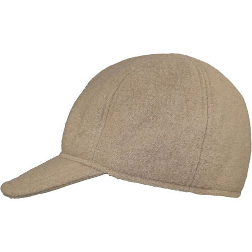 Boiled Wool Warm Ballcap-Made in Canada by Puffin Gear - Camel