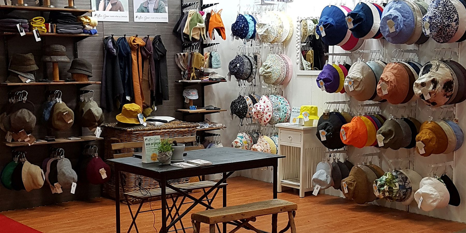 Puffin Gear Made in Canada Hats at Mode Accessories- Stock our Hats in Your Shop