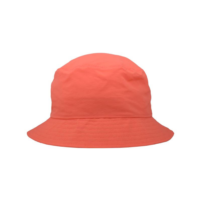 Best little bucket hat in quick dry solar nylon-rated UPF50+ it blocks 98% UVA and UVB radiation-Made by Puffin Gear in Canada-Perfect for a beach volleyball game or just hanging out with friends.-Coral