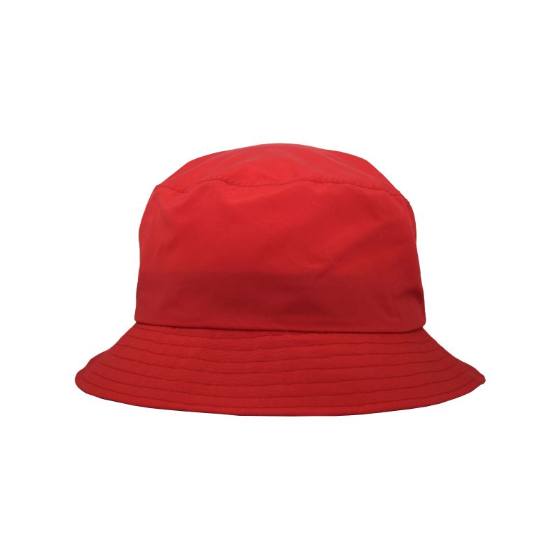 Best little bucket hat in quick dry solar nylon-rated UPF50+ it blocks 98% UVA and UVB radiation-Made by Puffin Gear in Canada-Perfect for a beach volleyball game or just hanging out with friends.-Red
