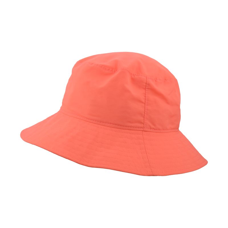 Solar Nylon Crusher Hat Rated UPF50+ Sun Protection-Blocks 98% Harmful UVA and UVB radiation. Quick Dry-Great for hiking, days at beach or travelling-Made in Canada by Puffin Gear-Coral