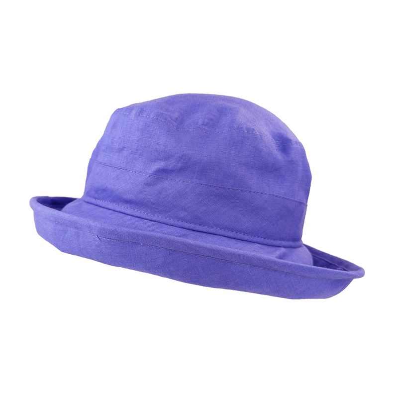 Sun Protection Bowler Hat - Summer Breeze Linen