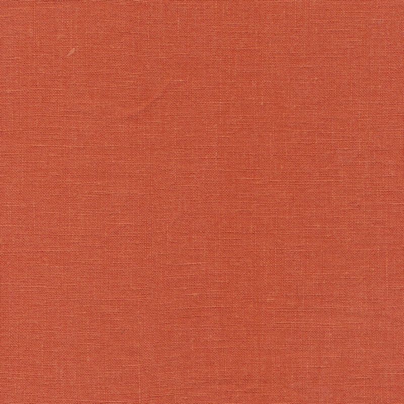 linen swatch in zinnia orange for patio linen sun hats