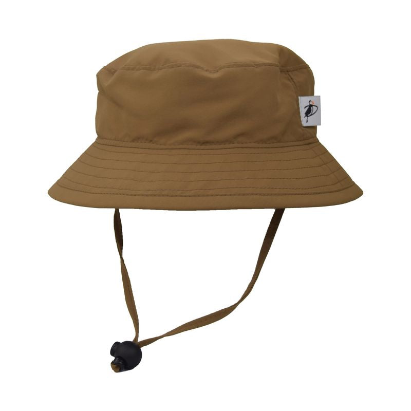 kids camp hat-quick dry solar nylon-made in canada-coyote brown