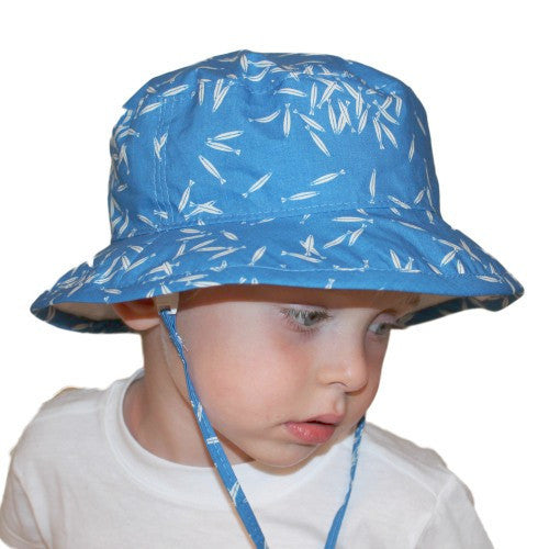 Puffin Gear Organic Camp Sun Protection Hat - Charlie Harper Minnows-Made in Canada