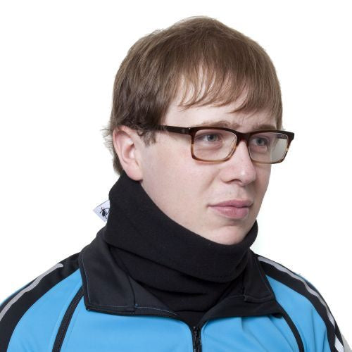 Polartec Classic 100 Micro Fleece Neck Gaiter for skiing, running or cycling in cool weather. Made in Canada by Puffin Gear