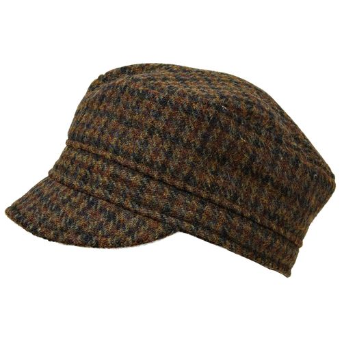 Harris Tweed Croft Cap-Made in Canada by Puffin Gear-Moor Check