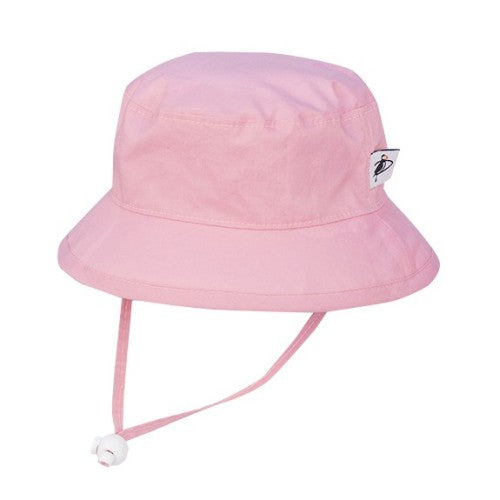 Puffin Gear Organic Cotton UPF 50+ Sun Protection Child Camp Hat-Made in Canada-Pink