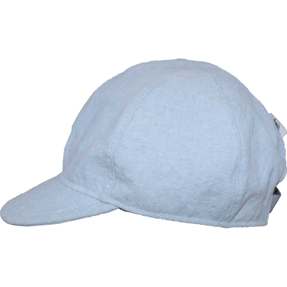 Kids Linen Canvas Ball Cap with UPF50 Sun Protection, Made in Canada by Puffin Gear-Faded Denim