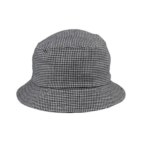 Puffin Gear Linen Bucket Hat with UPF50 Sun Protection - Made in Canada - Houndstooth