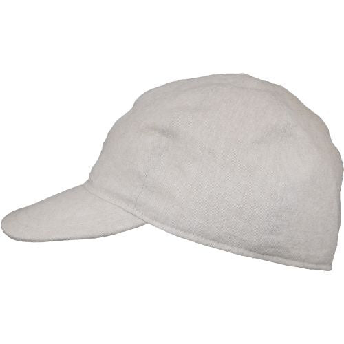 Linen-blend, Chambray Canvas Ball Cap-Rated UPF50+ Sun Protection-Made in  Canada by Puffin Gear-Flax