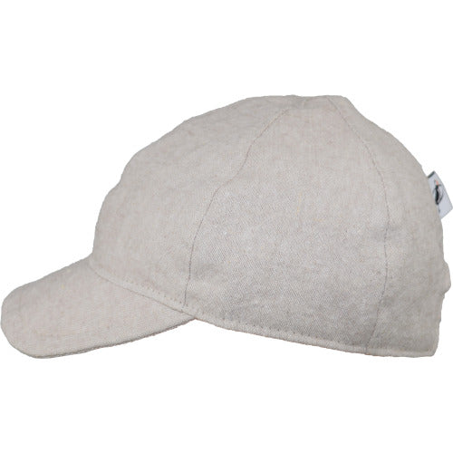 Kids Linen Canvas Ball Cap with UPF50 Sun Protection, Made in Canada by Puffin Gear-Flax