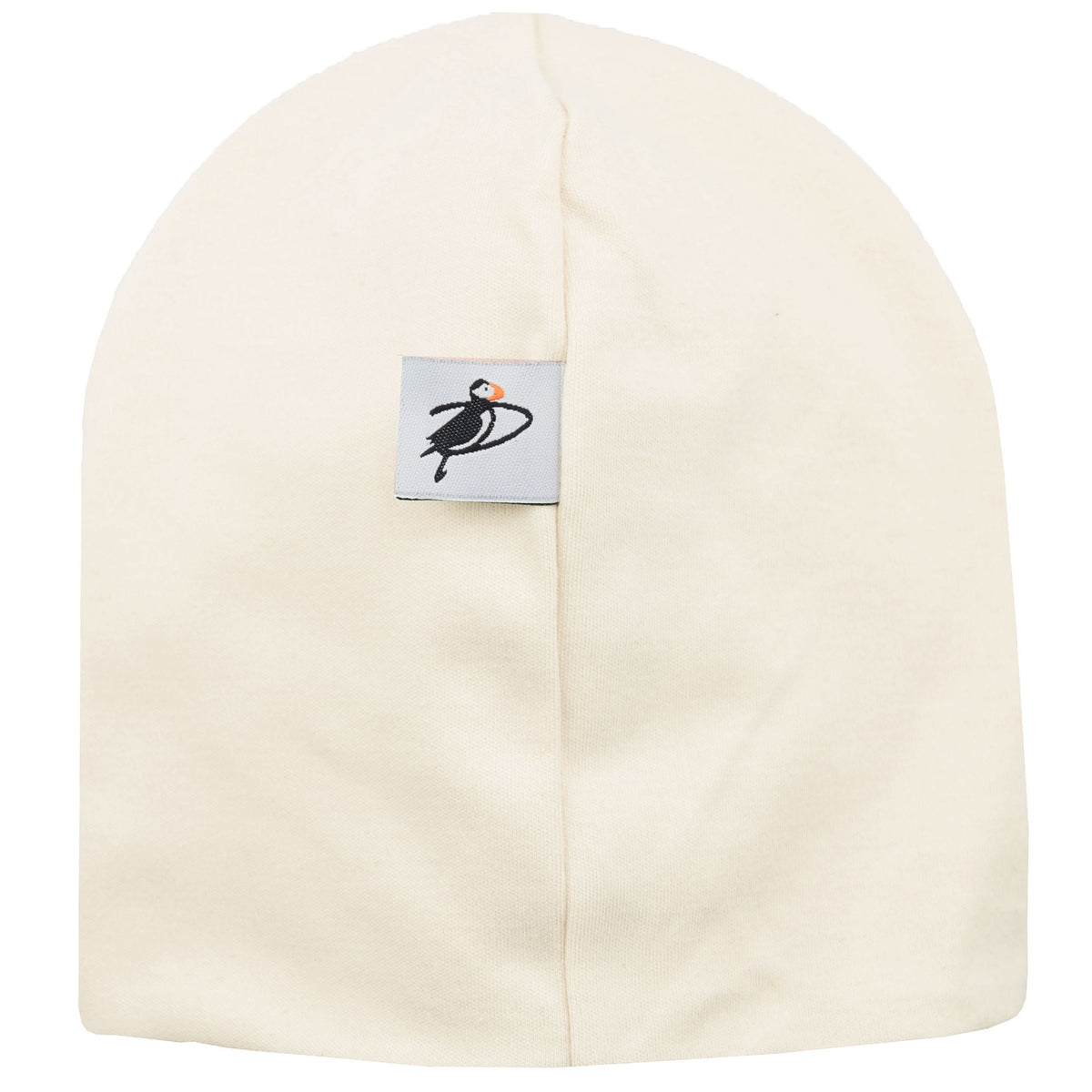 Puffin Gear Infant, Preemie and Toddler Organic Cotton Beanie-Made in Canada-Natural