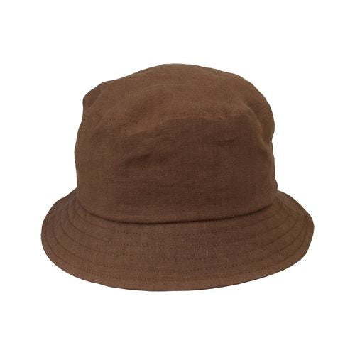 Puffin Gear Linen Bucket Hat with UPF50 Sun Protection - Made in Canada - Bark