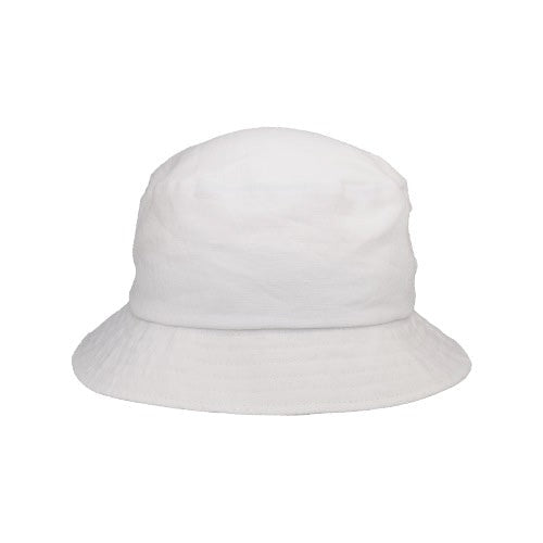 Patio Linen UPF50+ Sun Protection Bucket Hat-Patio Linen-Made in Canada-White