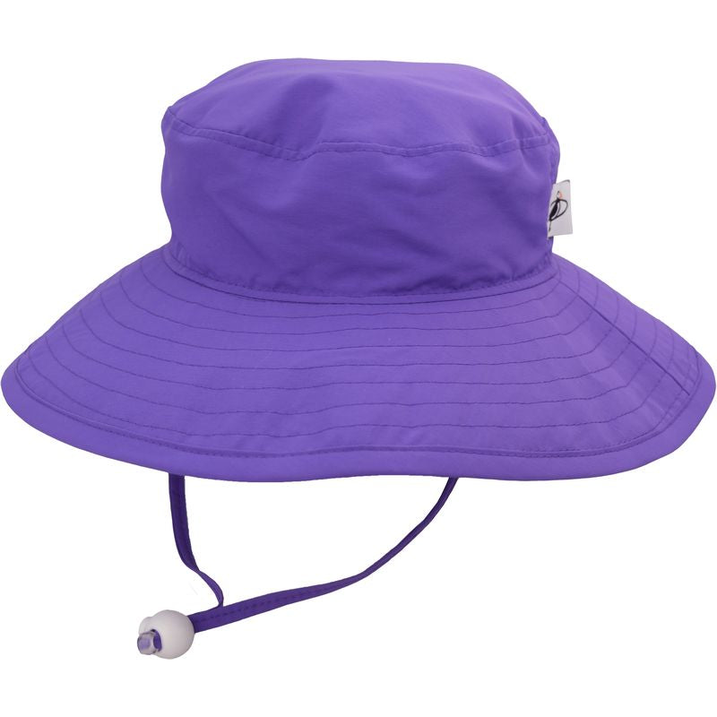 Kid Wide Brim Sun Hat | Quick Dry Nylon | Chin Tie | Made in