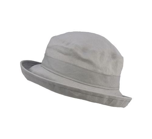 Sun Protection Bowler Hat - Summer Breeze Linen