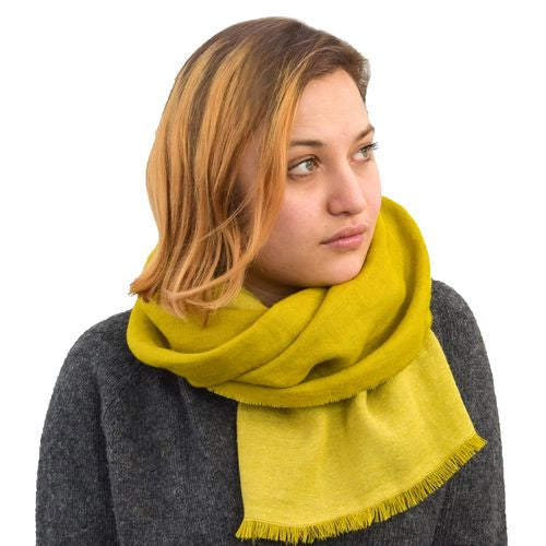 Puffin Gear Fall Linen Wool Fringed Scarf