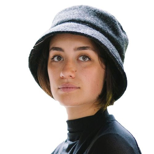 Puffin Gear Tilburg Wool Crusher Hat-Made in Canada - Slate Grey