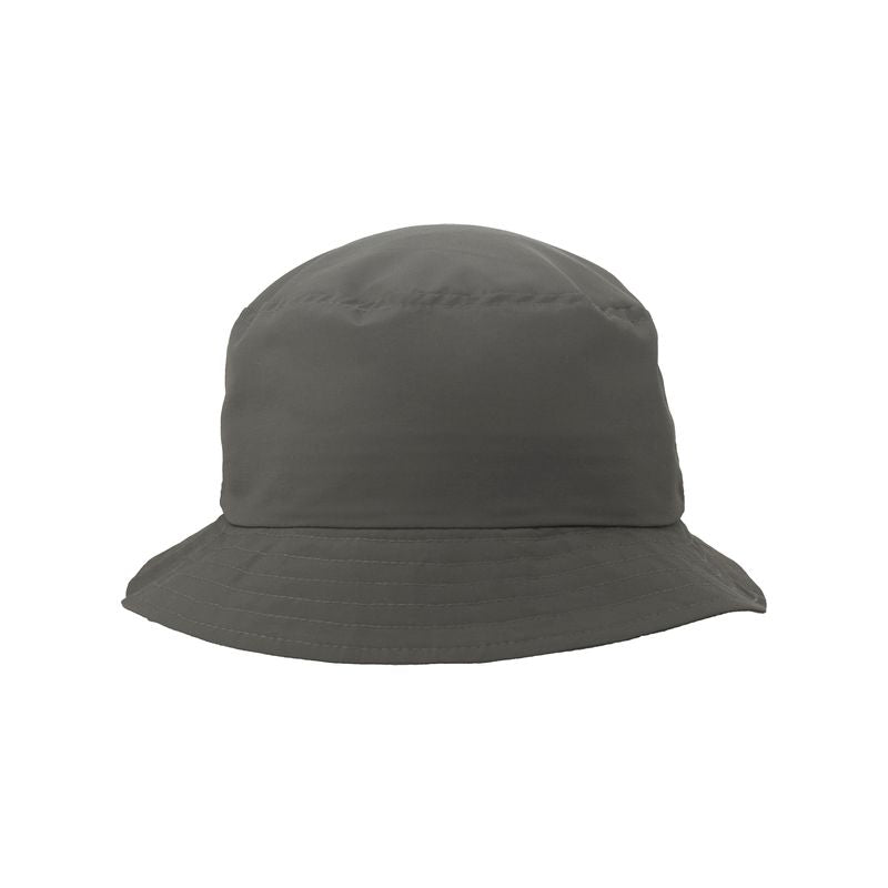solar nylon upf50 sun protection bucket hat-quick dry-crushable-travel hat-made in canada by puffin gear-wolf grey