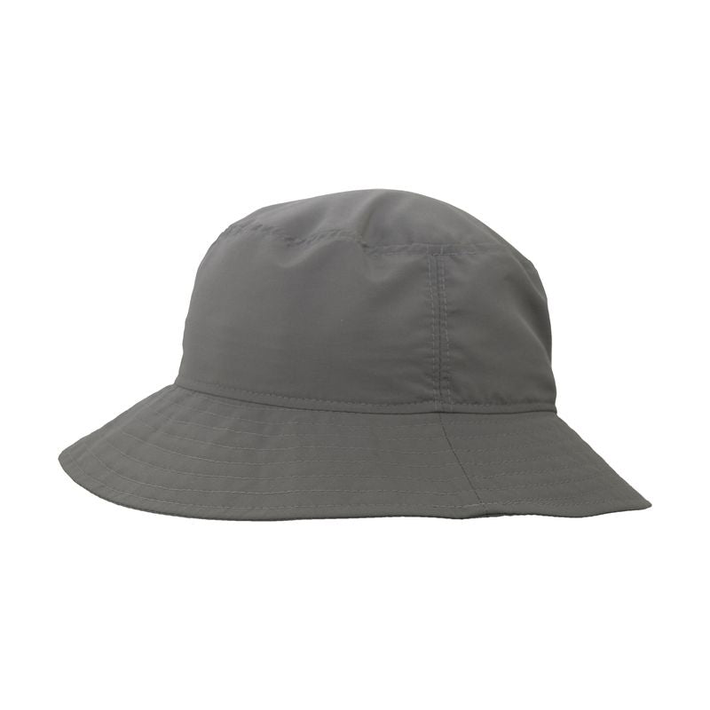 Solar Nylon Crusher Hat Rated UPF50+ Sun Protection-Blocks 98% Harmful UVA and UVB radiation.  Quick Dry-Great for hiking, days at beach or  travelling-Made in Canada by Puffin Gear-Wolf Grey