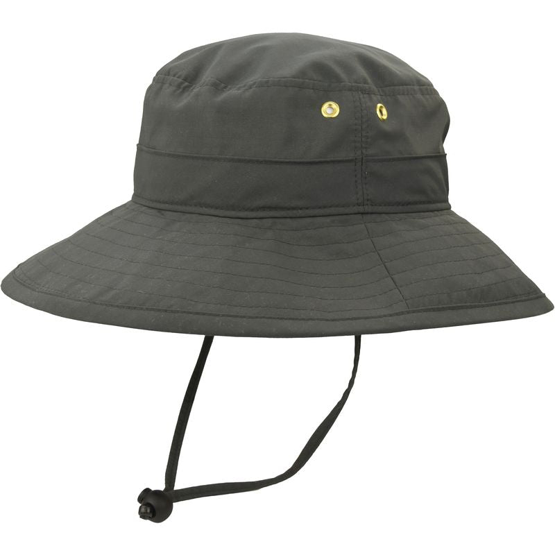 flat brim hiking hat