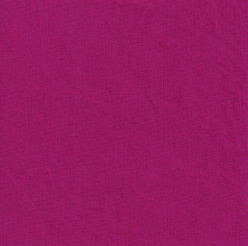 linen cotton fabric in colour fuchsia sale