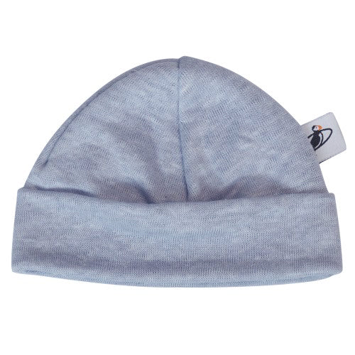Infant Linen Jersey Beanie-Made in Canada-Pale Blue
