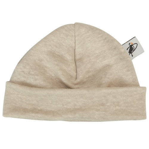 Infant Linen Jersey Beanie-Made in Canada-Natural