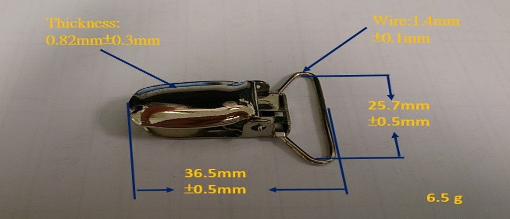 Suspender Clip Dimensions SALE