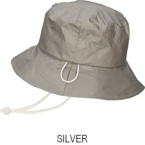 Puffin Gear® Tyvek® Adult Rain Hat - Silver - Made in Canada